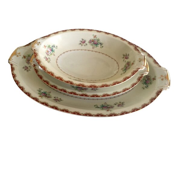 Meito Ivory China Keepsake (Versailles) Serving Pieces - Vintage 1940's - Picture 1 of 14